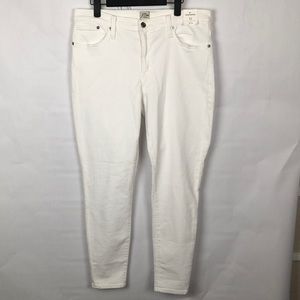 J. Crew New White Jeans 32 Toothpick NWT